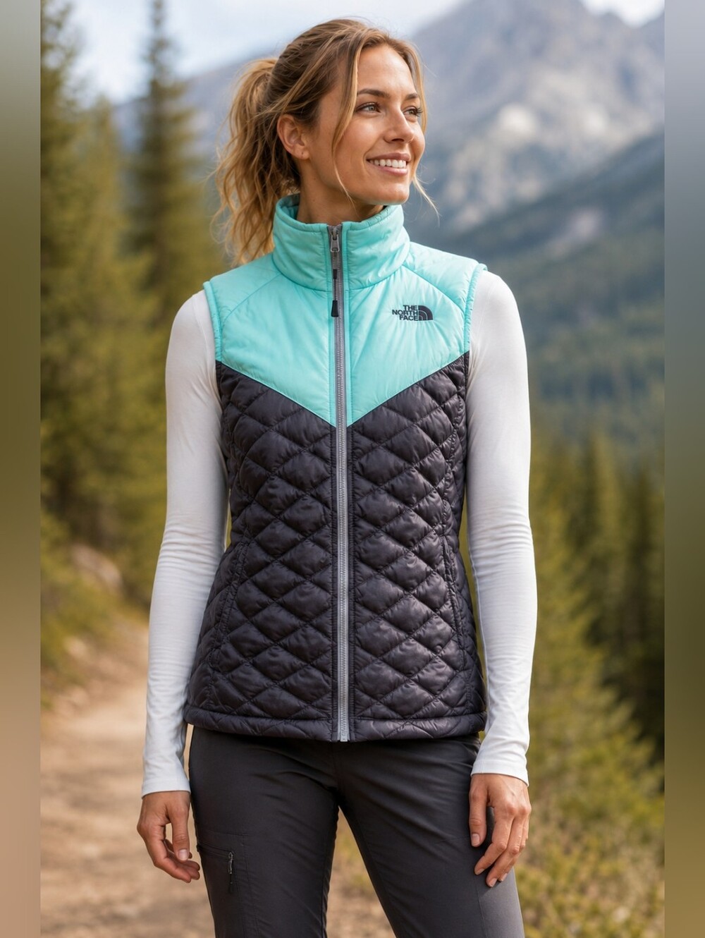 The North Face Women’s Quilted Vest Size M Gorpcore Hiking Outdoor